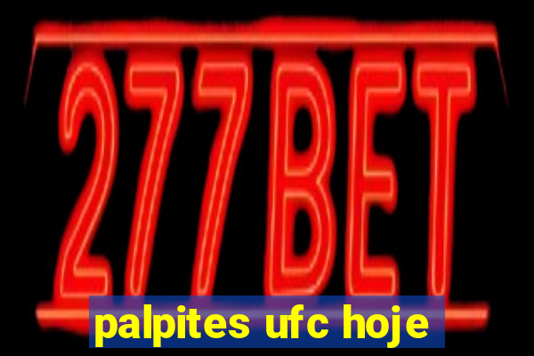 palpites ufc hoje